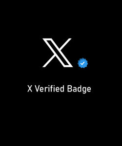 Buy X Blue Check Mark