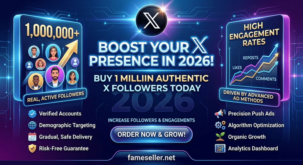infographic image to Buy 1 million X Followers