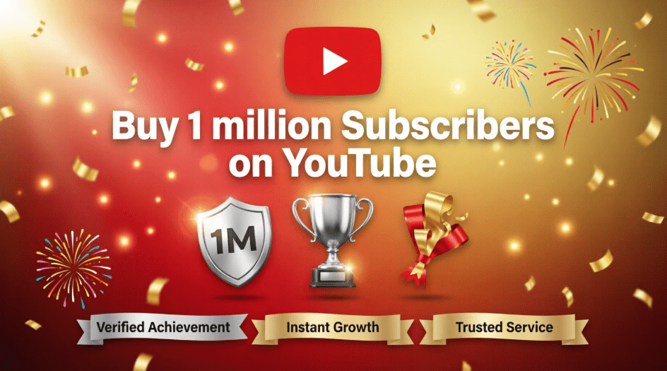 1 million Subscribers on YouTube