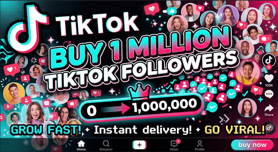 buy 1 million TikTok followers