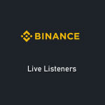 Buy Binance Live Listeners service