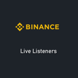 Buy Binance Live Listeners service