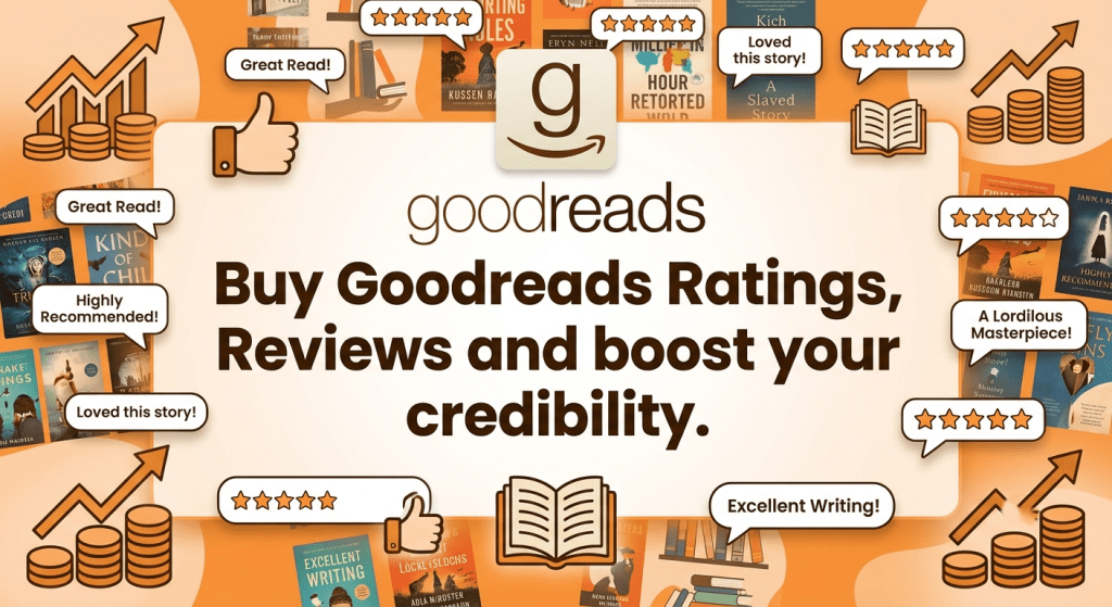 Buy authentic Goodreads Ratings for authors and publishers