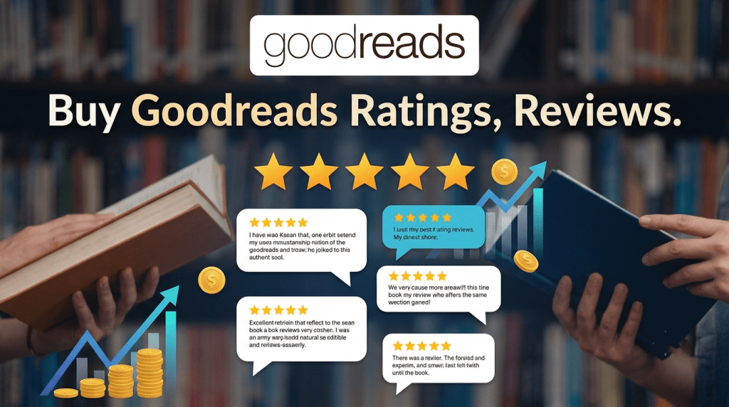 Buy Goodreads Ratings service to improve book credibility and reader trust